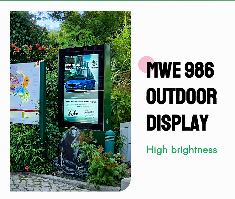 Outdoor digital signage