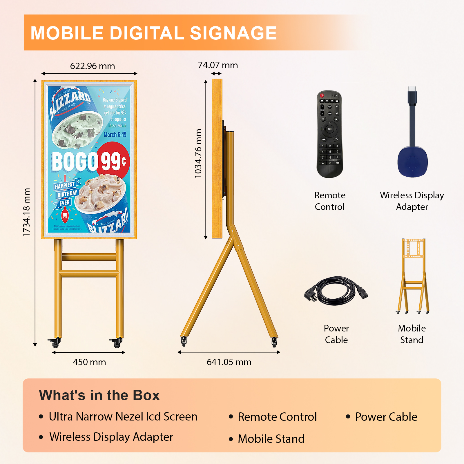 Outdoor digital signage