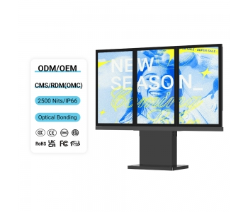 MWE897 3-Sided Outdoor Advertising Display