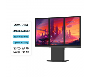 MWE897 3-Sided Outdoor Advertising Display